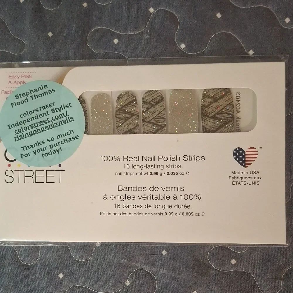 Color Street Coffin Break Nail Strips